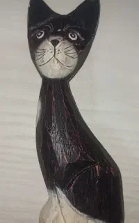 مجسمه دست‌ساز گربه