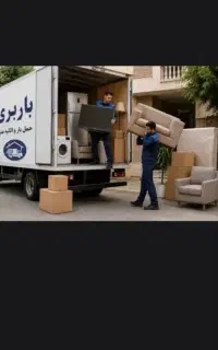 باربری باماشین وکارگر کارگر خالی باروانتی