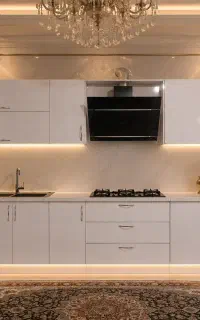کابینت پیش ساخته پارسا پک هود سینک گاز