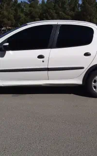 پژو ۲۰۶ sd اصل فرانسه مدل ۸۸ بی رنگ