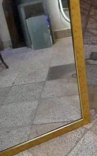 دو عدد آینه  با قاب ،سالم بدون خط وخش