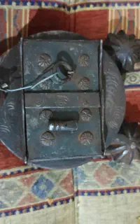 قفل فولادی بزرگ سالم وبی نظیر