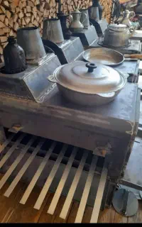 بخاری هیزمی سه کاره فانتزی