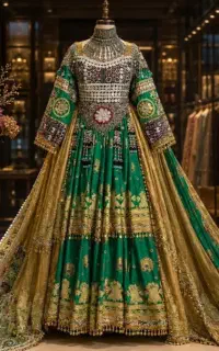 لباس مجلسی افغانی و عروسی و حنابندان محلی مراسم