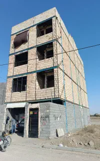 دیوار چین سیمان کاری کاشی کاری سنگ