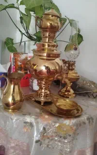 ست مینی سماور ذغالی