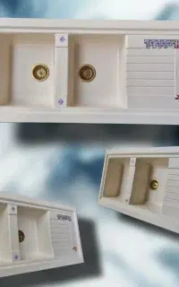 سینک ظرفشویی گرانیتی تو کار و روکار آنتی باکتریال