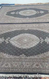 فرش ۳در۴ سرمه ای