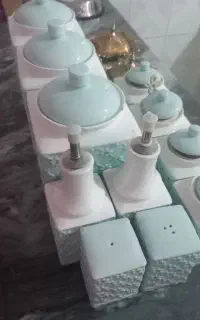 چینی جای ادویه جات و استند ظروف و آبچکان