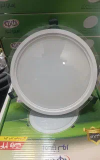لامپ چراغ بک لایت ۲۴ وات دور شیشه زمان نور