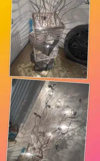 آباژور ایستاده گلدانی