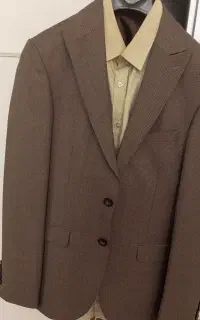 کت و شلوار نسکافه ای