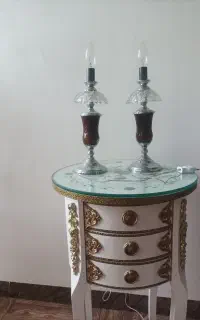 دو عدد شمعدان دکوری
