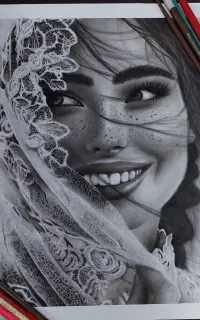 سفارش چهره سیاه قلم در همه سایز