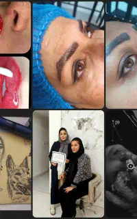 آرایش دائم و آموزش تتو بدن