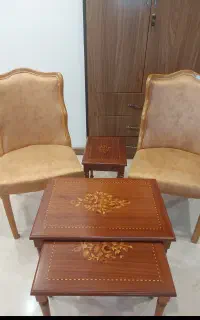 صندلی ومیز سه تایی ودوتایی