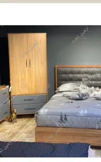 تخت خواب دونفره ،.    نیلوفر