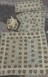 رومیزی ملیله دوزی هفت تیکه