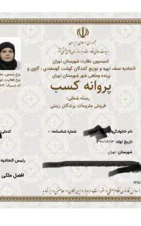 صدور جواز کسب خانگی و صنفی