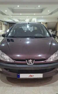 ۲۰۶ تیپ۵ مدل ۹۴ رنگ گیلاسی بدون رنگ حتی سپرها