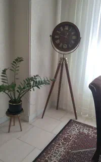 ساعت پایه دار پاندول دار چوب گردو