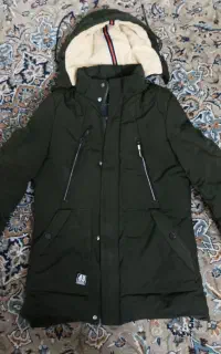کاپشن زمستانی مردانه سایز XL، کم‌استفاده
