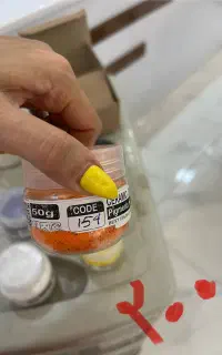 لوازم رنگ زیرلعابی