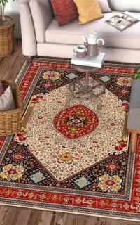 روفرشی کش دار طرح لاکی