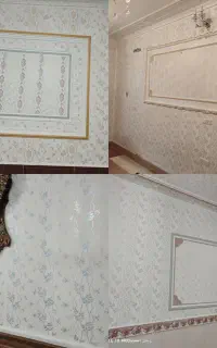 نقاشی ساختمان و طرح کاغذدیواری