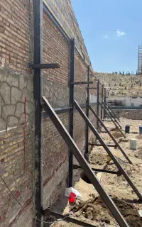 جوشکاری اسکلت و آلماتور سقف فلزی سازه نگهبان