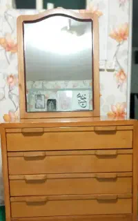 دراور چوبی با آینه