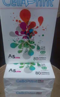 کاغذA5 سل پرینت650ت تک4بسته اگه همشون 600ت 500برگ