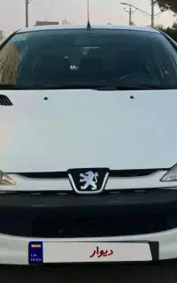 پژو ۲۰۶ SD V8 سفید مدل ۱۴۰۰