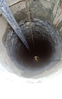 چاکن مغنی چاه آب  فاضلاب