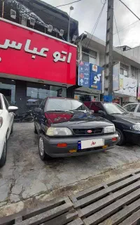 پراید صبا مدل ۱۳۸۳ مشکی دو لکه رنگ شاسی سالم