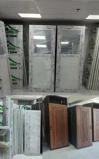 درب ضدسرقت فلزی+ونوس ترک/pvc حمام آلومینیوم انباری
