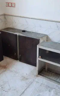 کابینت فلزی و کابینت به همراه سینک