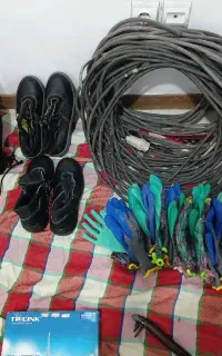 کابل صنعتتی۳رشته.بخاری نفتی.بارونی.کفش کارگری.