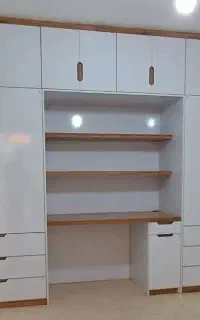 کمددیواری نقد اقساط ..کابینت فلزی درب چوب