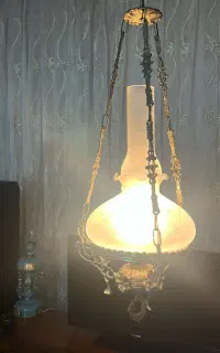 دو عدد لوستر برنز قدیمی