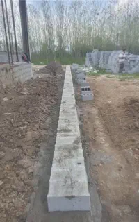 بلوک چینی ، سفال چینی ، سیمانکاری ، گودبرداری