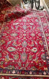 ۱عددفرش ۶متری دستباف و۱عددفرش ۱۲متری ماشینی