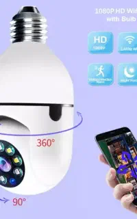 دوربین مداربسته لامپی بدون سیم کشی/پرداخت درمحل