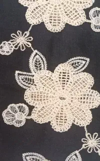 ۵۰سانت پارچه قلاب بافی مشکی