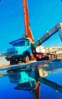 فروش پمپ بتن همراه با ماشین