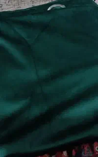شال پرده رنگ سبز