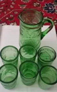 سرویس پارچ لیوان قدیمی نوستالژی