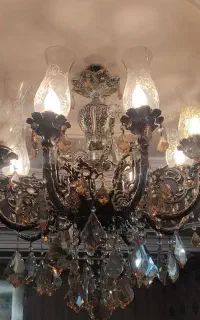 لوستر برنجی سنگین