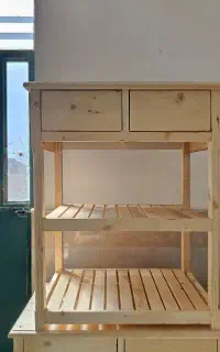 میز کافی بار چوب روسی