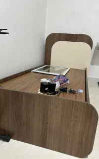 تخت تک نفره آکبند مدل چوبی آپادانا